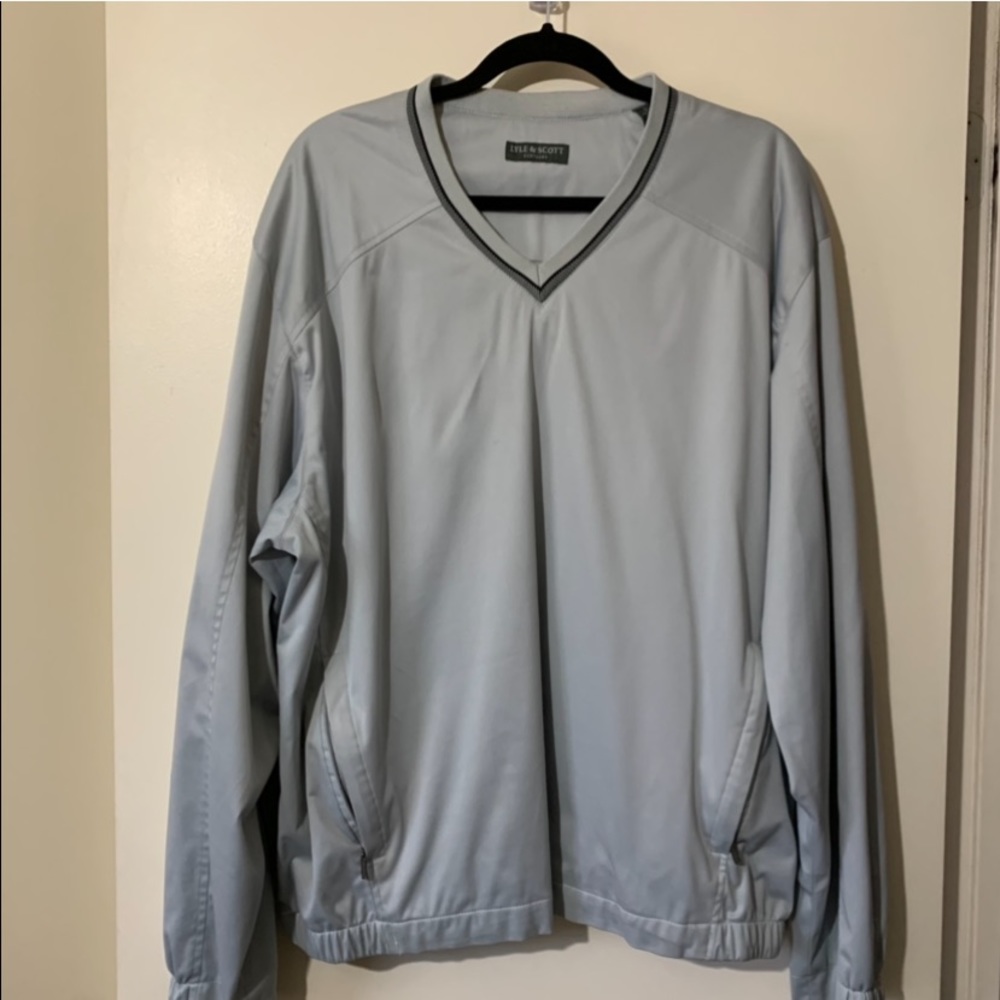 Lyle & Scott Scotland Golf Gray Pullover/Windbreaker